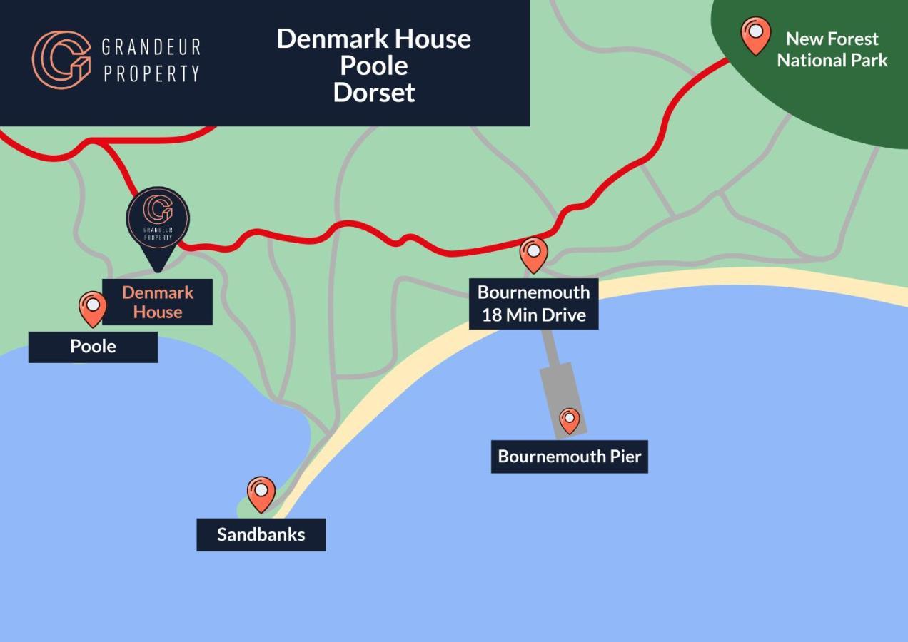Denmark House By Grandeur Property Villa Poole Buitenkant foto
